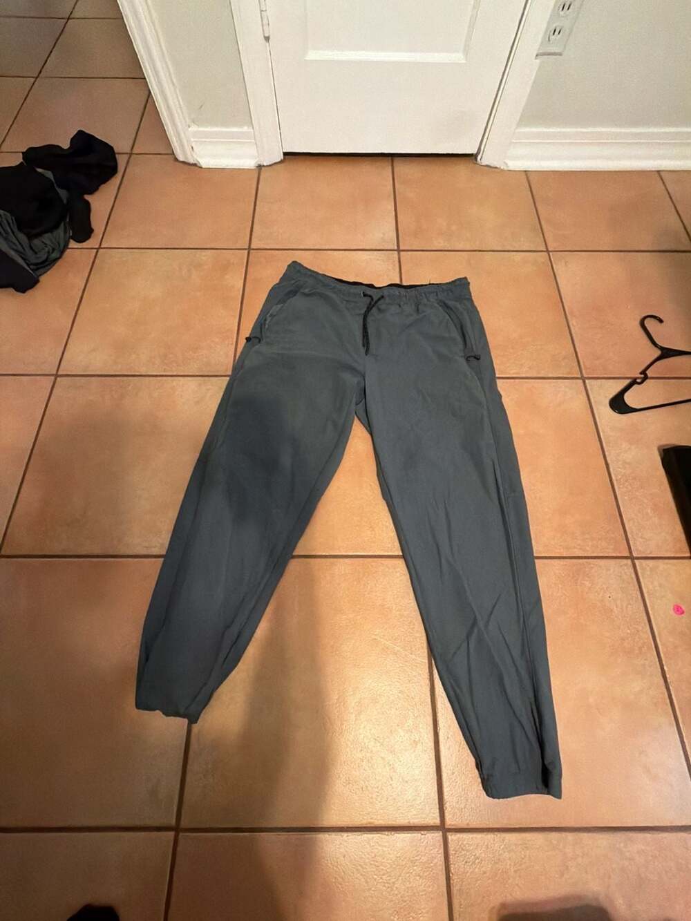 All in Motion Men's Utility Tapered Jogger Pants Dark Gray